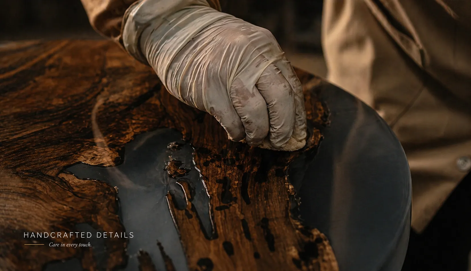 Hand finishing — natural oils and waxes